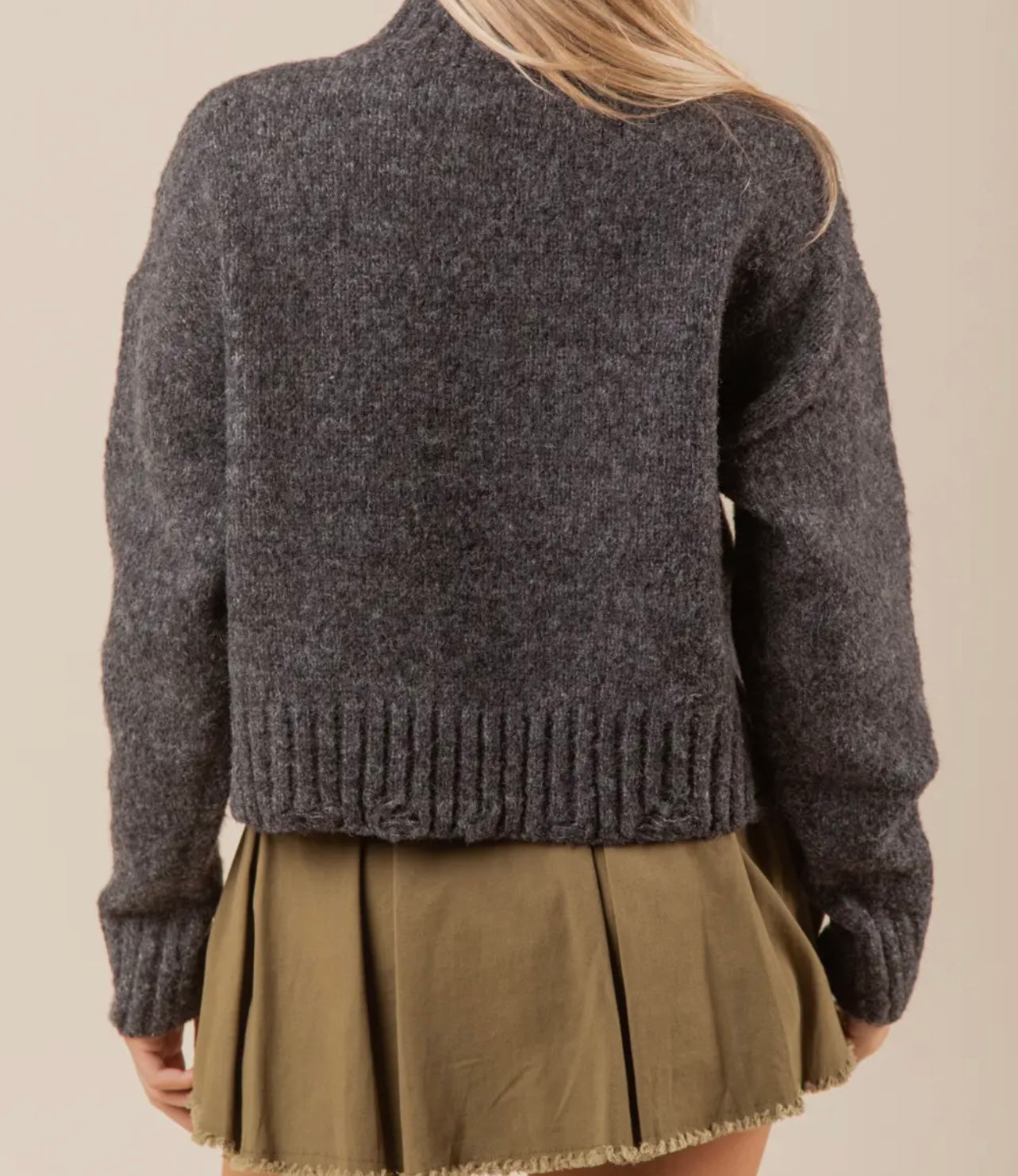 Hollie Mock Neck Sweater