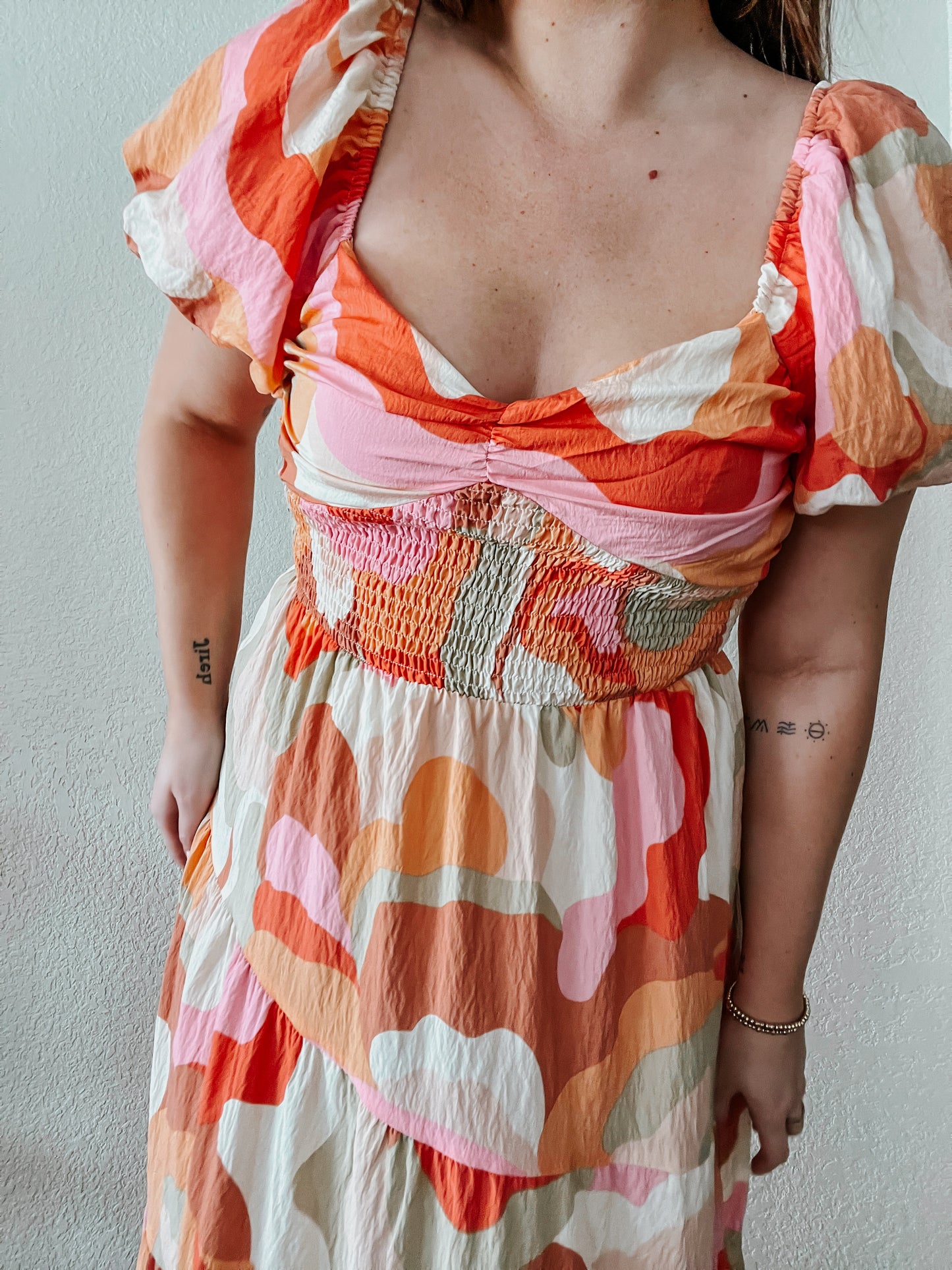 Hannah Maxi Dress - Peach